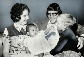 Centre of Attention of her new family is Fawn, who spent the first months of her life in an orphanage in Viet Nam
