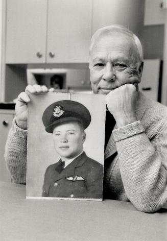 Final farewell: Ernie Miron is heading to France for the funeral of his brother, Arthur, a World War II pilot whose body was found recently.