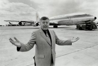 His domain: Roy Moore's airline, Worldways Canada, has five planes that take anyone - or anything - almost anywhere.