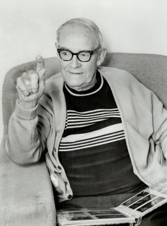 Vivid memories: Harold Murray, 87, has seen the world evolve during the 75 years since he went around Kettleby as a boy and lit the gas lamps every evening