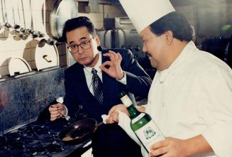 Furusato restaurant owner Ken Nakamura and chef Ysuhiro Iida have brought Frapanese cuisine to Toronto