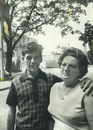 Glidden neighbours: Tom and Anne Oldford, who live on Macauley Ave