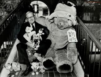 Bear lover: Jim Ownby loves teddy bears - and he loves children