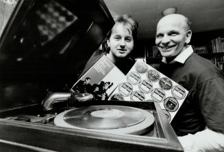 One Mo' Timers: Andy Pachucki (left) and Chris Ferreira are co-founders of the Scarborough Jazz Record Collectors Club, which meets once a month to exchange ideas and experiences on collecting jazz and early recorded music
