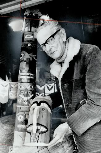Lorne Perkins, 76. Totem poles from hydro poles