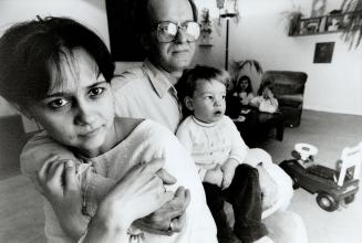 Endless wait: Jolanta and Krzyczof Pomezanki and their three children have been waiting five years for subsidized housing in Peel.