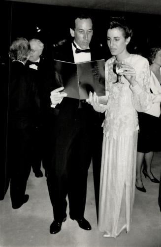 Above, lawyer Michael Pozner with Brenda Bronfman.