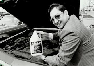 Synthetic savings: Terry Preston says SOF-7, which he distributes through his firm, Canadian Molecular Oil, cuts fuel consumption by up to 20 per cent