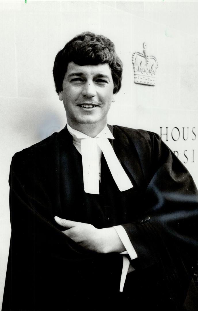 Trying experience: An escaping prisoner briefly disrupted the Proverbs trial yesterday, but the man was tackled in another courtroom by assistant crown attorney Chris Punter (above)