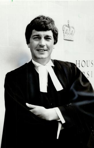 Trying experience: An escaping prisoner briefly disrupted the Proverbs trial yesterday, but the man was tackled in another courtroom by assistant crown attorney Chris Punter (above)