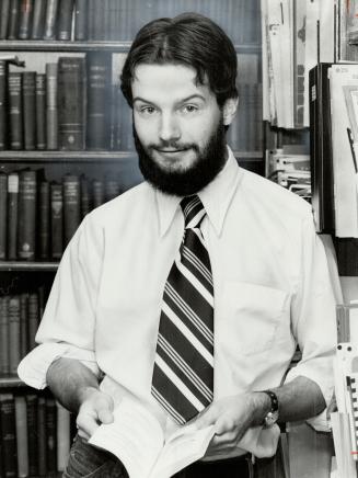 Facing the problem: Rafael Ramirez of the Metropolitan Toronto Movement for Literacy says his group has been working for years quietly but effectively, not only to start dealing with the problem (of illiteracy) but also to have governments and the public