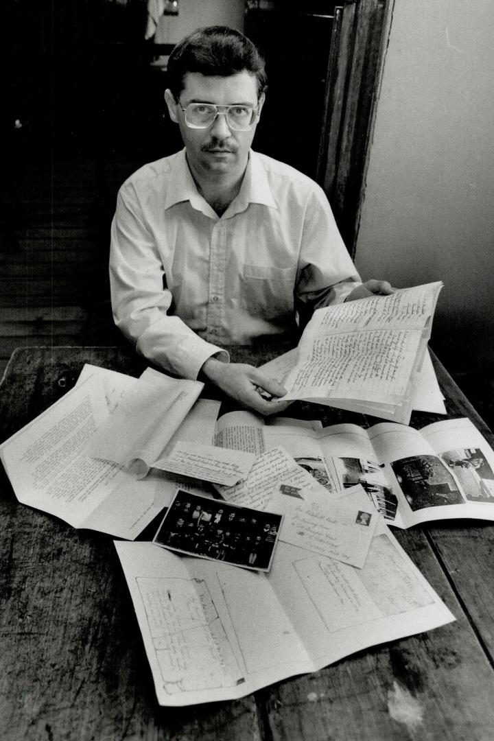 Super Sleuth: Randall Reid, the senior historical interpreter at Montgomery's Inn, led the search for the missing woman through letters, interviews and assessment rolls