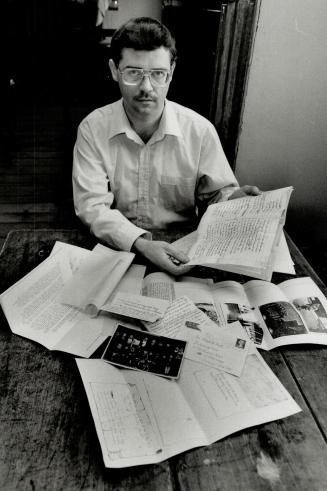 Super Sleuth: Randall Reid, the senior historical interpreter at Montgomery's Inn, led the search for the missing woman through letters, interviews and assessment rolls