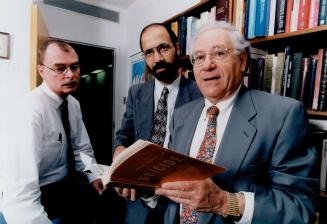 Isaac Sakinofsky (R), Abbas Azadian (C), Ross Ball (L)