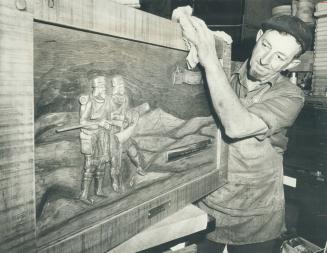 Woodcarving marks 1837 rebellion