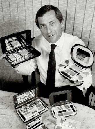 Success story: Jurgen Schemmer, owner of Willowdale-base Sonora Cosmetics Inc., shows some of the beauty kits his company manufactures.