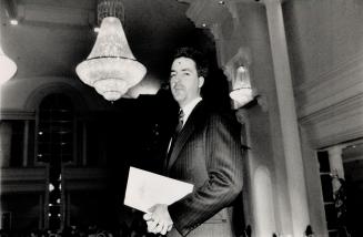 New versions: Mark Savage, manager of Simpsons' Arcadian Court replete with crystal chandeliers.