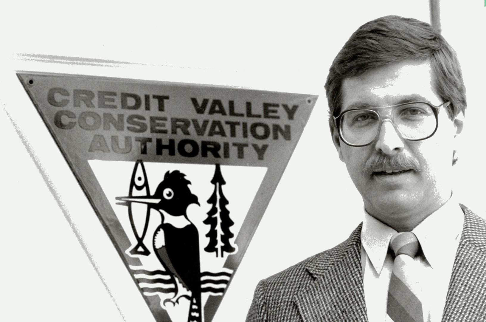 Early retirement: Glenn Schnarr, 35, is retiring from his position as general manager of the Credit Valley Conservation Authority to go into private in resource planning and land development