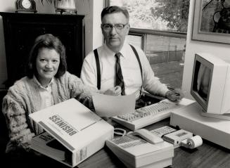 Publishers Margaret McKavanagh and Alan Seymour house a desktop publishing operation on Pailton Cres
