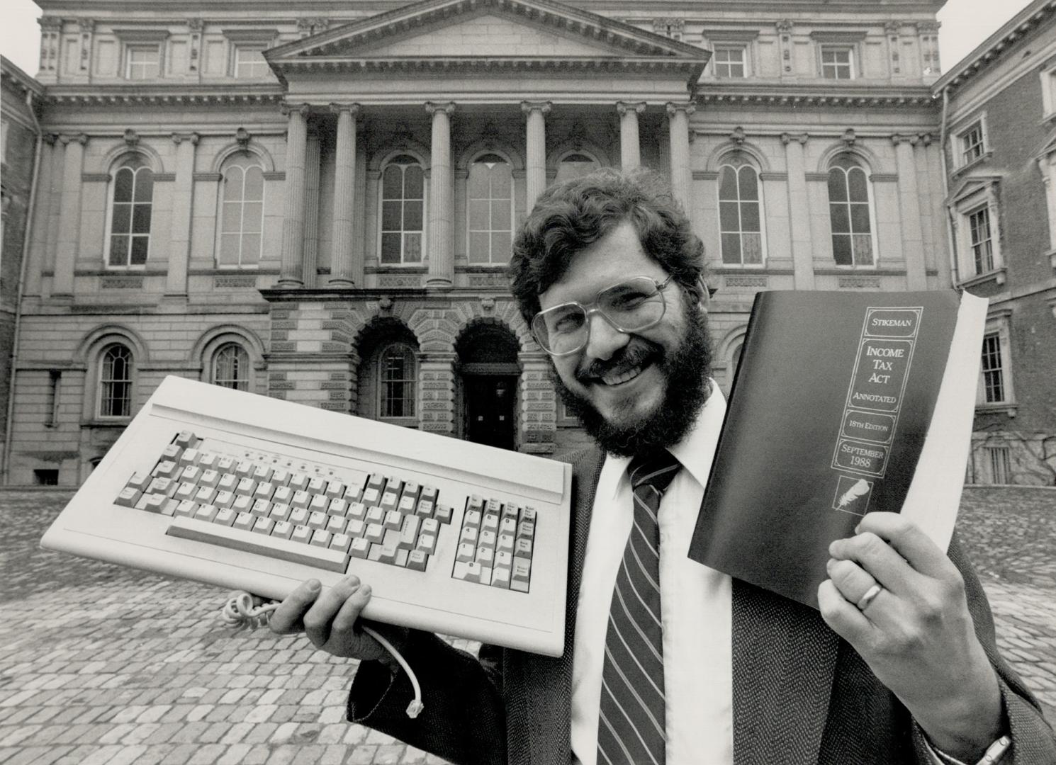 Key to learning: Computer-aided instruction, such as the income tax course David Sherman has written, lets students learn at their own pace