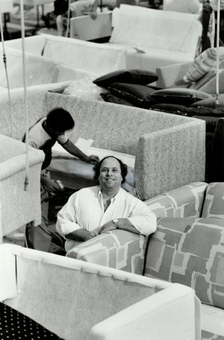 No cushy job: Marty Silver, president of Bauhaus Designs, notices a change in the furniture buying habits of consumers