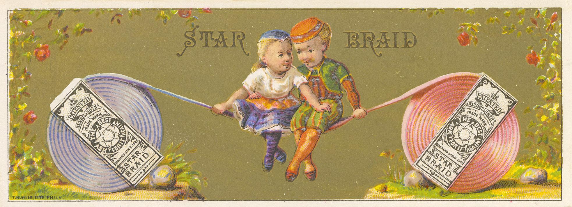 Couple on a Star Braid swing