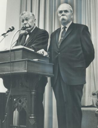 Sergei Timchenko was chief spokesman for a group of Russian Baptists who visited Toronto during current tour of Canada