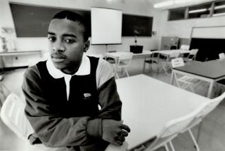 Black-focused' education: Tracy Stewart, 18, a student at the Subway Acadmy alternative school, believes settling up schools that emphasize black studies is a good idea