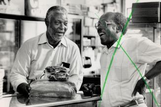 Florizel Spence: His bakery is an institution and popular meeting place for expatriate Jamaicans.