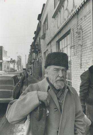 Trying to absorb the shock, Clifford Trevor stands in front of his antique store, The Prince of Serendip, after learning that he is going to have to pack up his business and leave with just one month's notice
