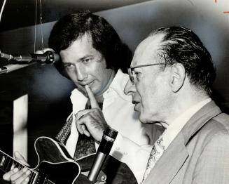 Steele Basil (right), owner of Steele's Tavern on Yonge St