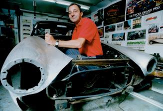 Richard Stafferton enjoys the hours spent restoring the bodywork of his '61 Aston Martin DB 4
