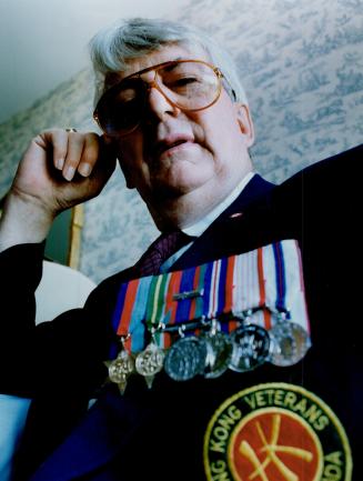 So what? Apology is step in right direction, but it's not enough, says John Stroud, president of the Hong Kong Veterans Association, pictured today.