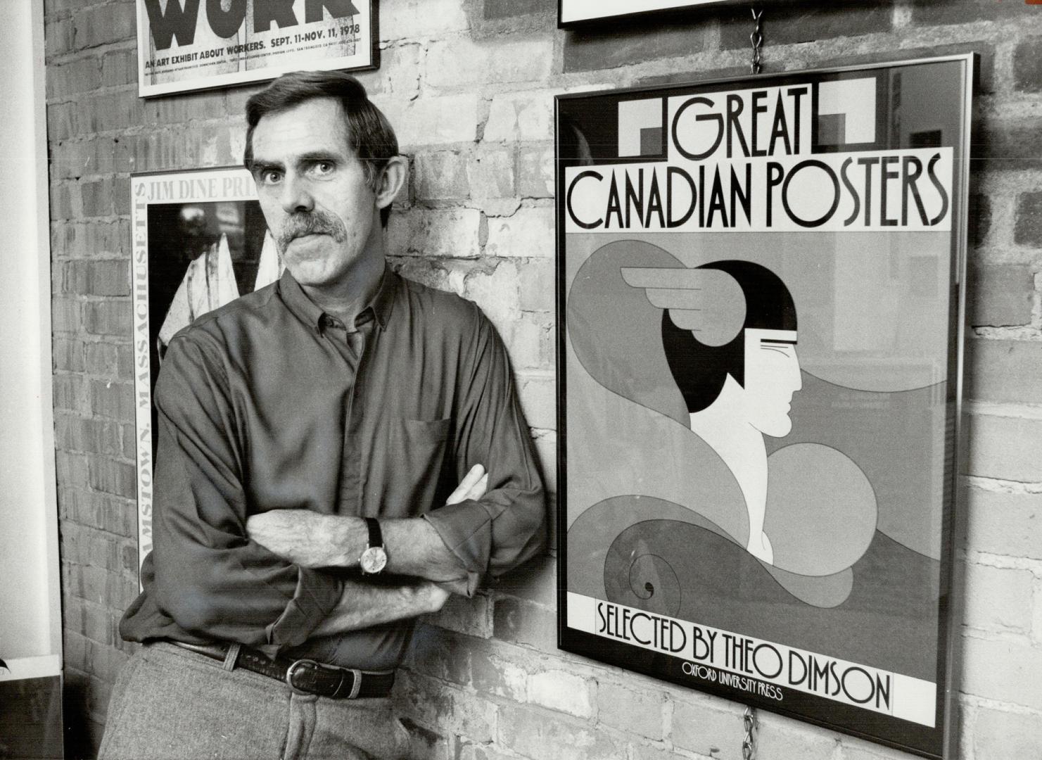 Poster pioneers: Daniel Stroud (pictured) and his partner Leonard Dutton took a risk on a Queen's St