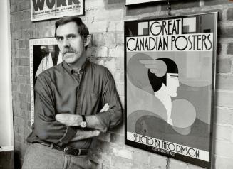 Poster pioneers: Daniel Stroud (pictured) and his partner Leonard Dutton took a risk on a Queen's St