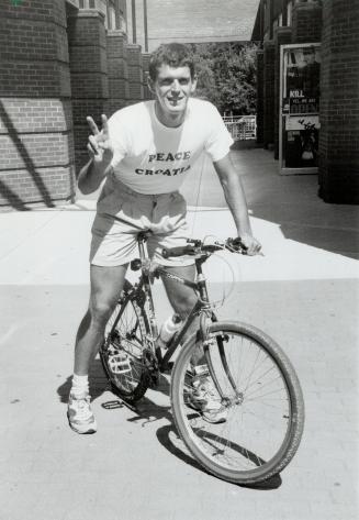 Ante Tokic. around the world by bicycle