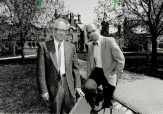On a Roll: Jim Arthur, left, and Endel Tulving - both from the U of T - join history's greatest scientists.