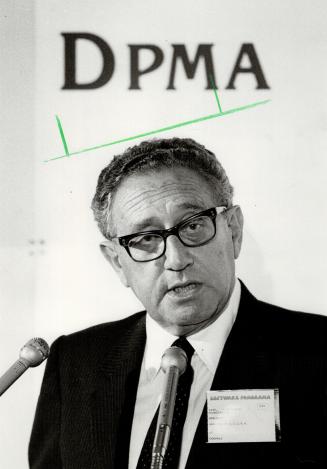 Unfriendly welcome: Former U.S. secretary of state Henry Kissinger