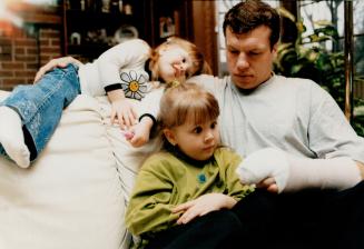 Igor Korolev, with Anastasia (left) and Kristina