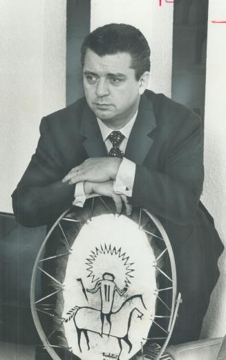 Pinning his dream on a $680,000 grant from Ottawa, Leon Kossar ponders the problems of mounting a $2,000,000 world festival of folk art in Metro next year