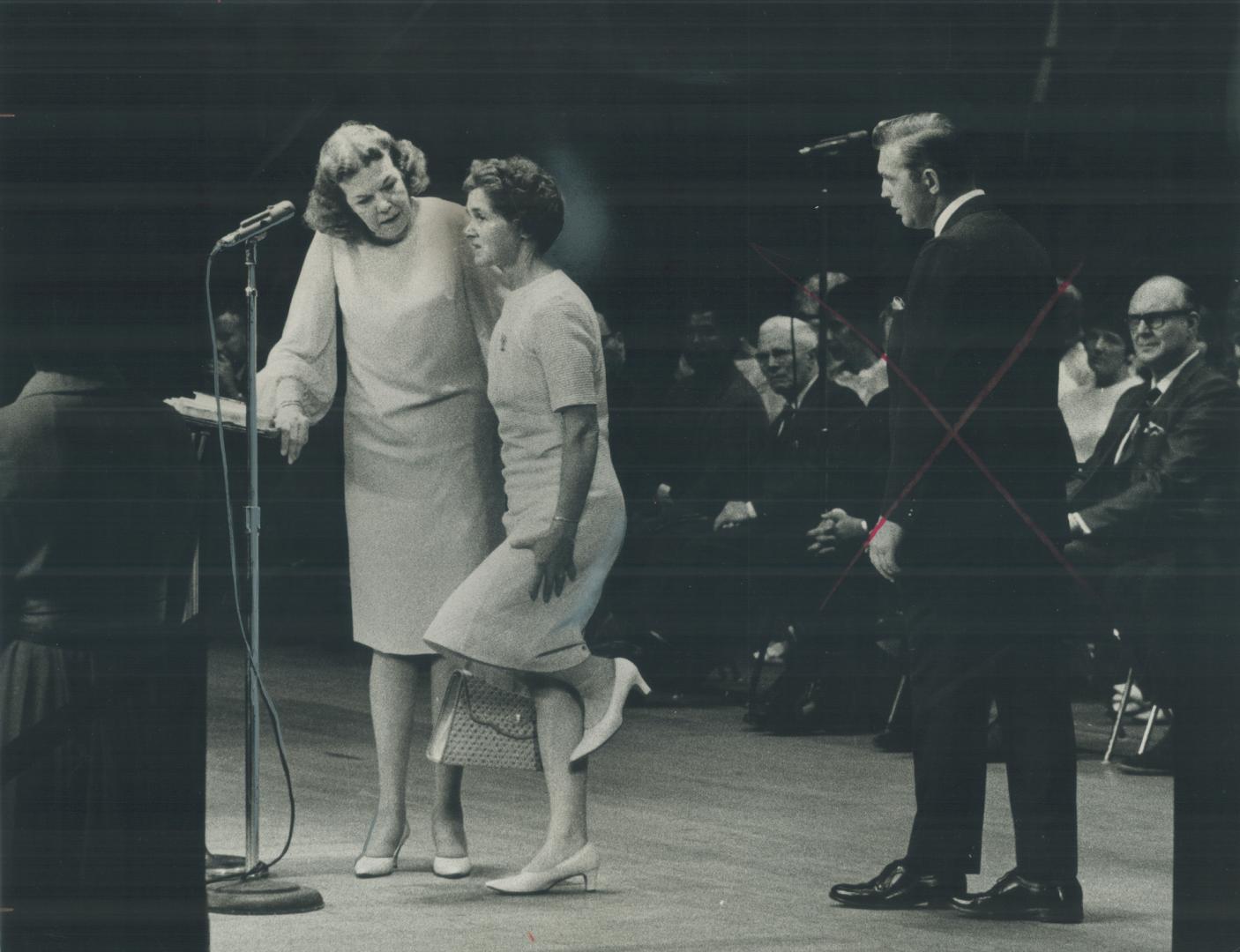 Kathryn Kuhlman, who appeared here in a service at Toronto's O'Keefe Centre last year, now holds services regularly at First Presbyterian Church in Pittsburgh