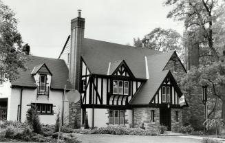 The LaBine home: Tudor-style house at 63 Lympstone Ave. was the post-war home of Gilbert LaBine.