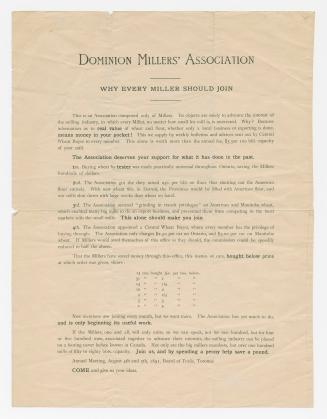 Dominion Miller's Association : why every miller should join
