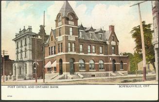 Post Office and Ontario Bank, Bowmanville, Ontario