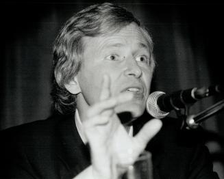 Steven Langdon: New Democrat MP tells yesterday's audience of 1,000 Iraq should be fought with sanctions.