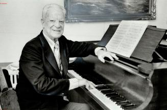 Horace Lapp: The Uxbridge-born musician won't tell his age, but he's old enough to have played moviehouse piano to accompany a total of 37 Laurel and Hardy silent films
