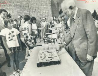 Celebrating the 53rd anniversary of North York's incorporation, 77-year-old St