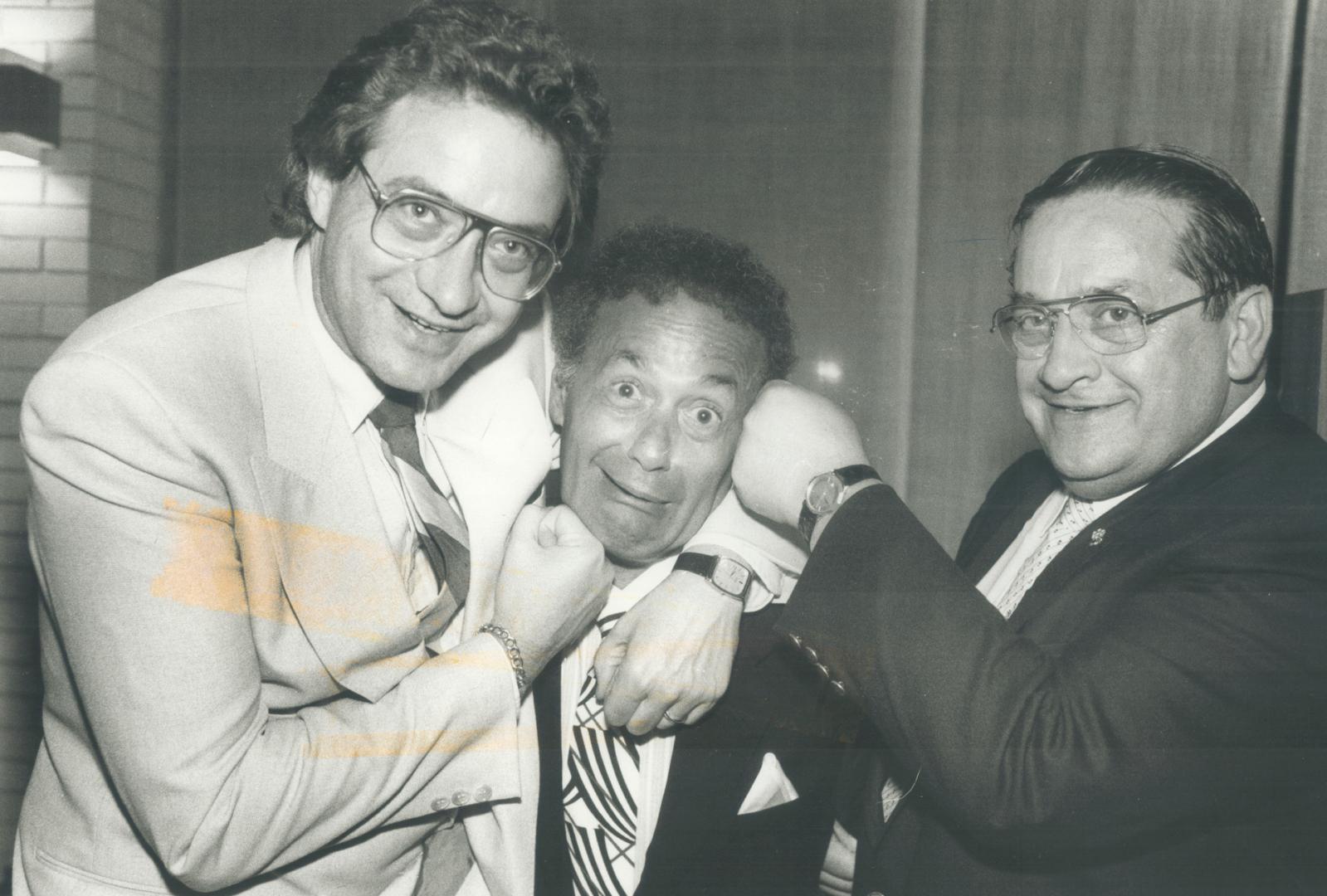 Paul Godfrey, Mel Lastman, Dennis Flynn