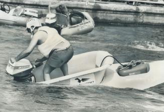 Mayor Lastman's Watery plunge, It was a grand day for a swim yesterday as North York Mayor Mel Lastman found out rather unexpectedly.