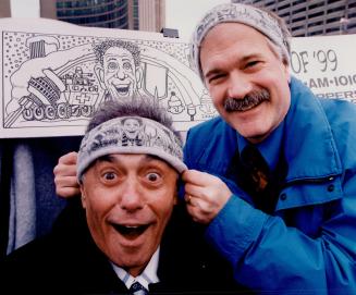 Jack Layton (Right) and Mel Lastman